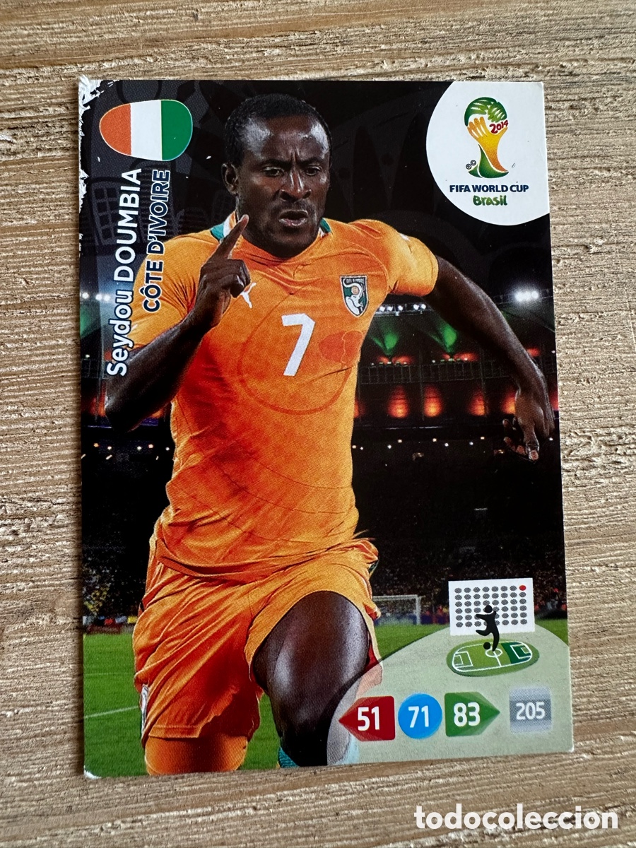 Trading Cards: SEYDOU DOUMBIA COSTA DE MARFIL ADRENALYN XL FIFA WORLD CUP BRASIL 2014 MUNDIAL 14 PANINI