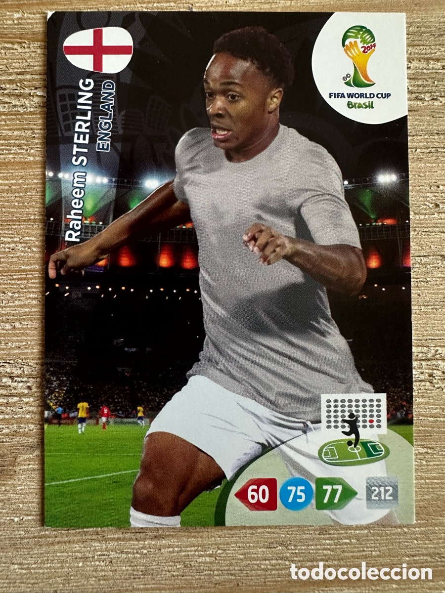 Cartes &agrave; &Eacute;changer: RAHEEM STERLING INGLATERRA ADRENALYN XL FIFA WORLD CUP BRASIL 2014 MUNDIAL 14 PANINI
