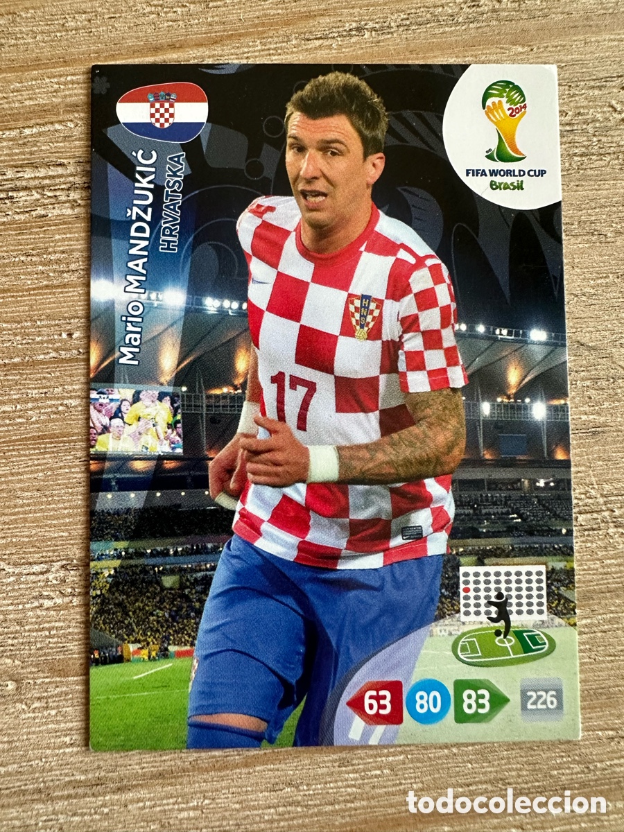 Trading Cards: MARIO MANDZUKIC CROACIA ADRENALYN XL FIFA WORLD CUP BRASIL 2014 MUNDIAL 14 PANINI