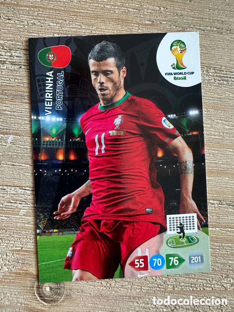 Trading Cards: VIEIRINHA PORTUGAL ADRENALYN XL FIFA WORLD CUP BRASIL 2014 MUNDIAL 14 PANINI
