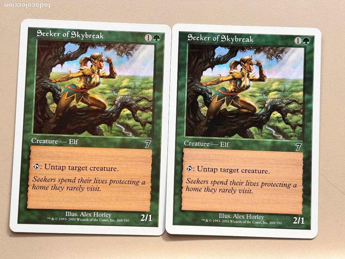 Trading Cards: MAGIC THE GATHERING - SEEKER OF SKYBREAK x 2 ( S&Eacute;PTIMA EDICI&Oacute;N )