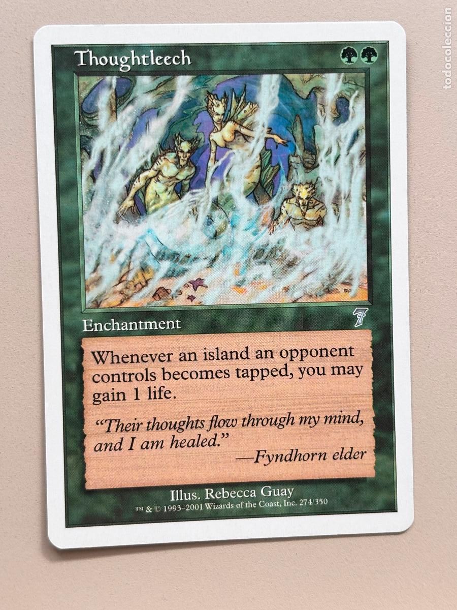 Trading Cards: MAGIC THE GATHERING - THOUGHTLEECH ( S&Eacute;PTIMA EDICI&Oacute;N )