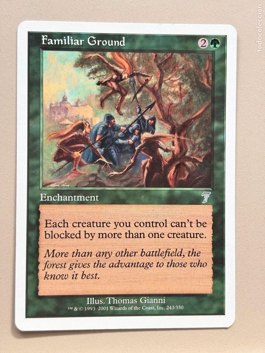 Trading Cards: MAGIC THE GATHERING - FAMILIAR GROUND ( S&Eacute;PTIMA EDICI&Oacute;N )