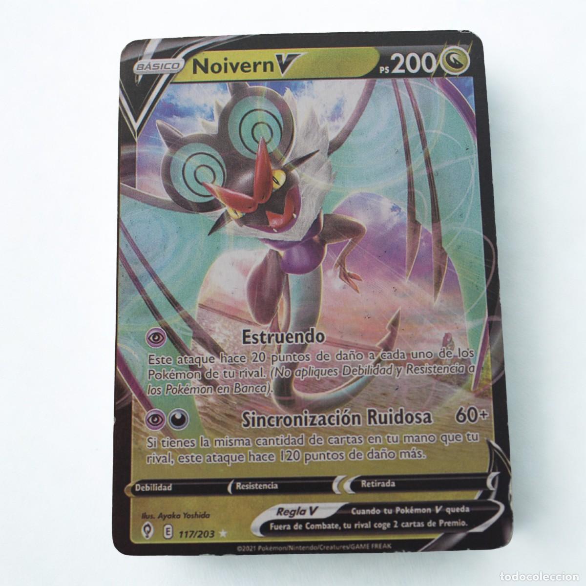 Trading Cards: Carta Pokemon Noivern V 117/203 Espa&ntilde;ol Cielos Evolutivos