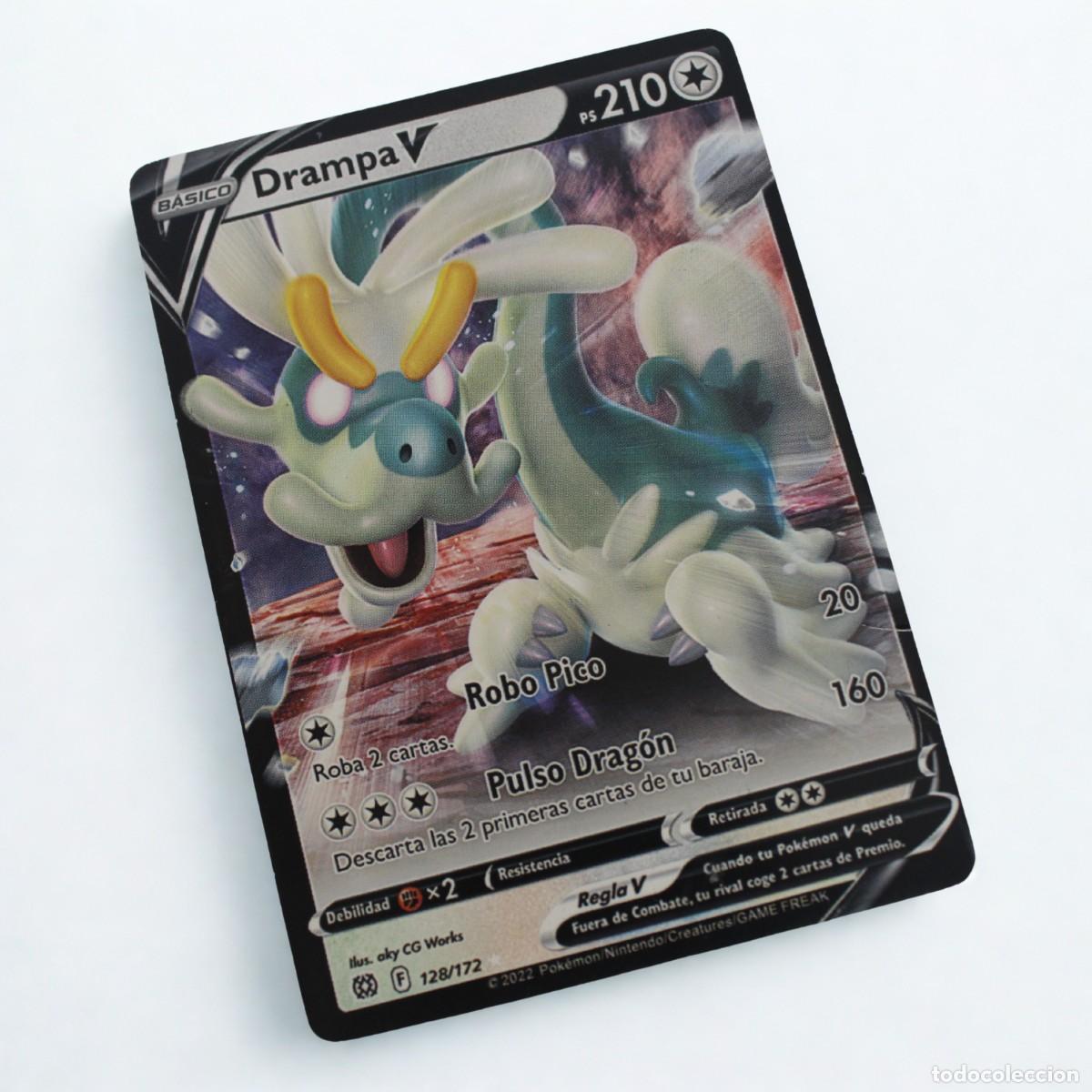 Trading Cards: Carta Pokemon Drampa V 128/172 Espa&ntilde;ol Astros Brillantes