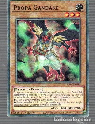 Trading Cards: CROMO DE KONAMI PROPA GANDAKE N&ordm; EN 014 EDITOR 1&ordm; DEL A&Ntilde;O 2020