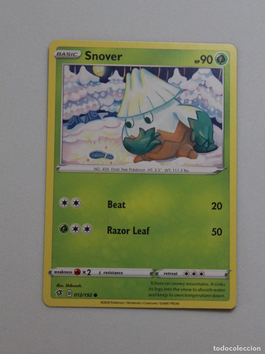 Trading Cards: Snover 012/192 Pok&eacute;mon TCG Rebel Clash Carta Pok&eacute;mon