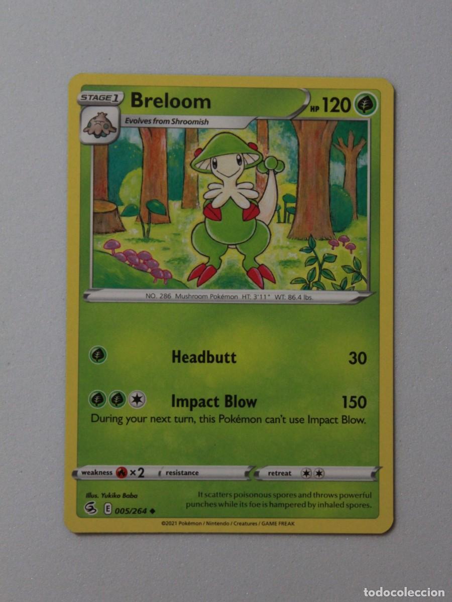 Trading Cards: Breloom 005/264 Pok&eacute;mon TCG Fusion Strike Carta Pok&eacute;mon