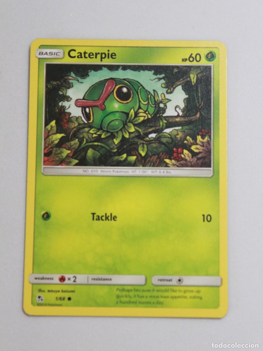 Trading Cards: Caterpie 1/68 Pok&eacute;mon TCG Hidden Fates Carta Pok&eacute;mon Kanto