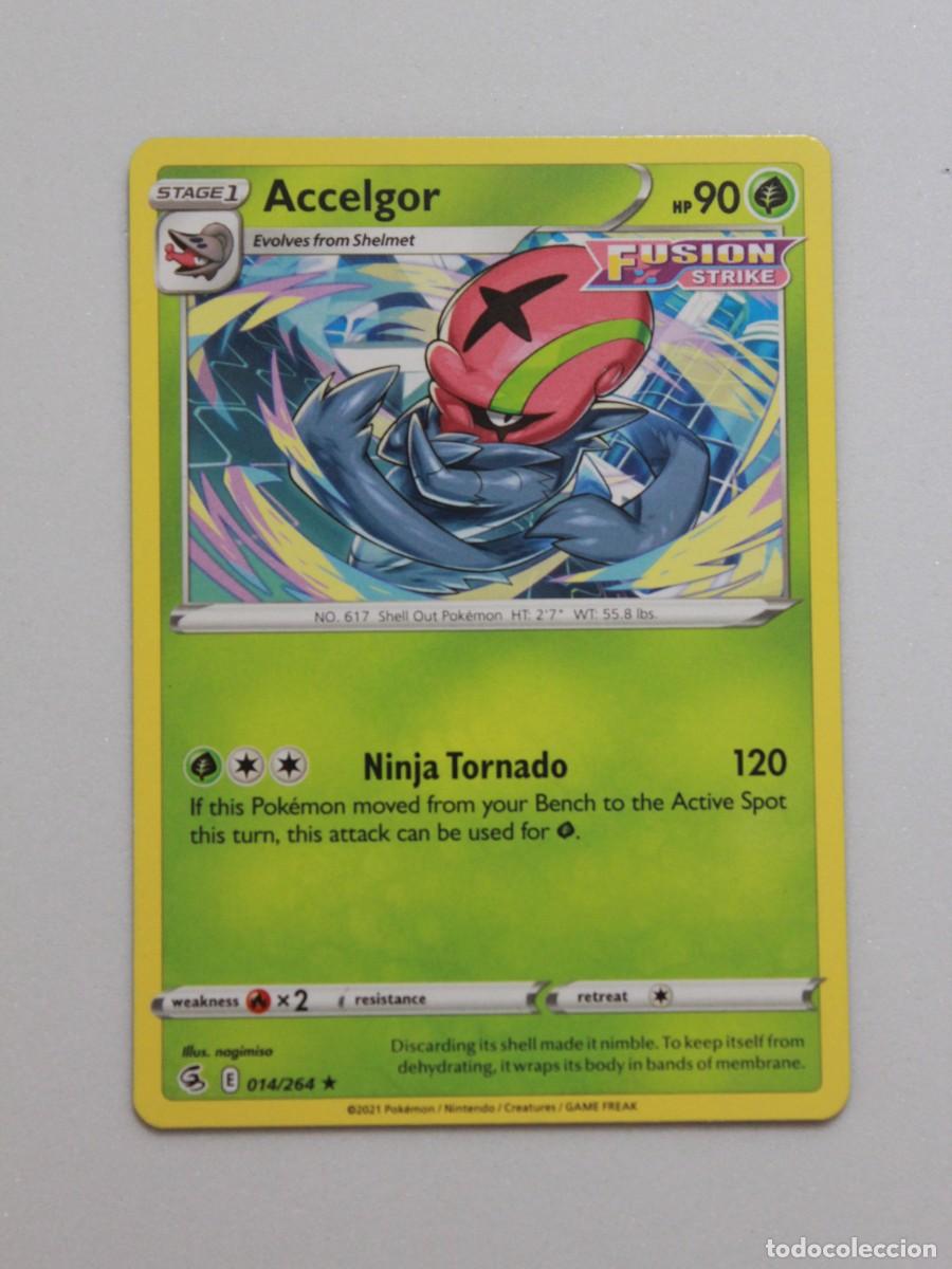 Trading Cards: Accelgor Fusion Strike 014/264 Pok&eacute;mon TCG Carta Rara Pok&eacute;mon