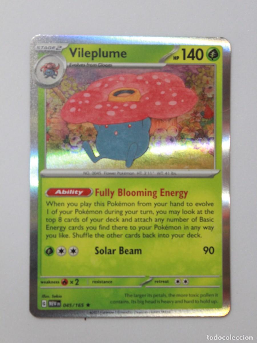 Trading Cards: Vileplume Reverse Holo 045/165 Pok&eacute;mon TCG Pok&eacute;mon 151 Carta Rara