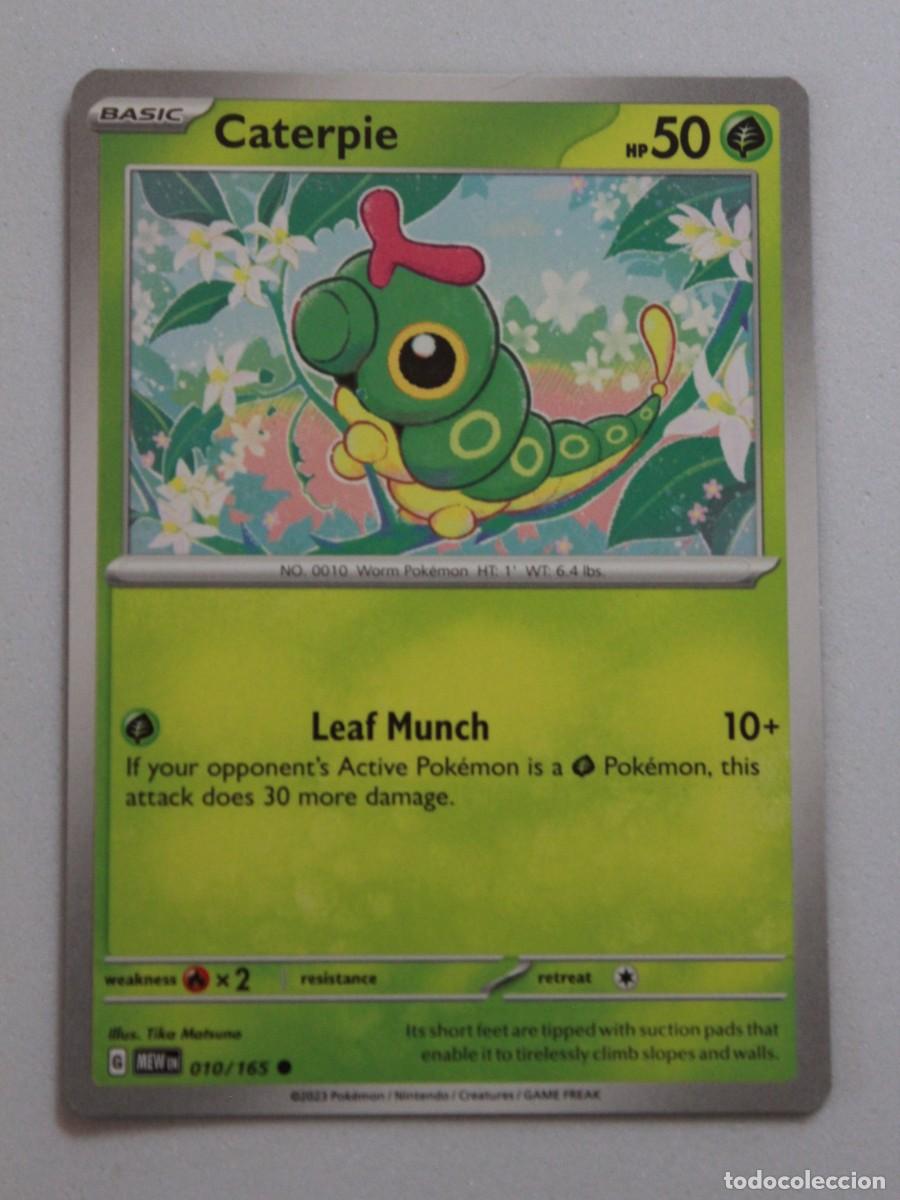 Trading Cards: Caterpie Reverse Holo 010/165 Pok&eacute;mon TCG Pok&eacute;mon 151 Carta Pok&eacute;mon