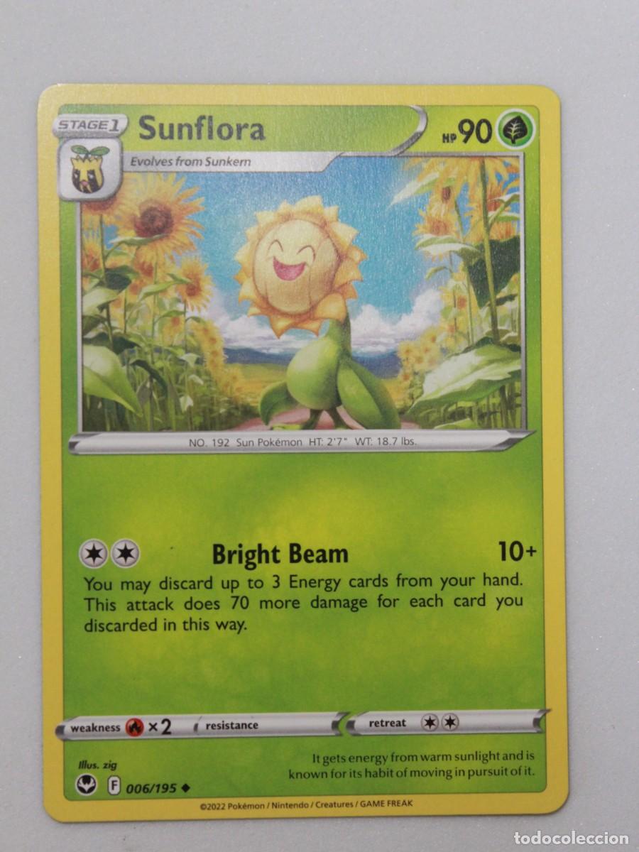 Trading Cards: Sunflora 006/195 Pok&eacute;mon TCG Silver Tempest Carta Pok&eacute;mon