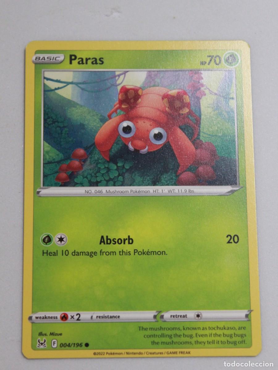 Trading Cards: Paras 004/196 Pok&eacute;mon TCG Lost Origin Carta Pok&eacute;mon