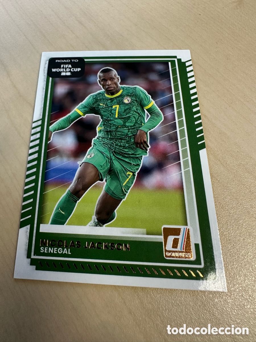 Trading Cards: NICOLAS JACKSON SENEGAL 6 DONRUSS ROAD TO FIFA WORLD CUP 26 USA CAN MEX 2026 MUNDIAL PANINI