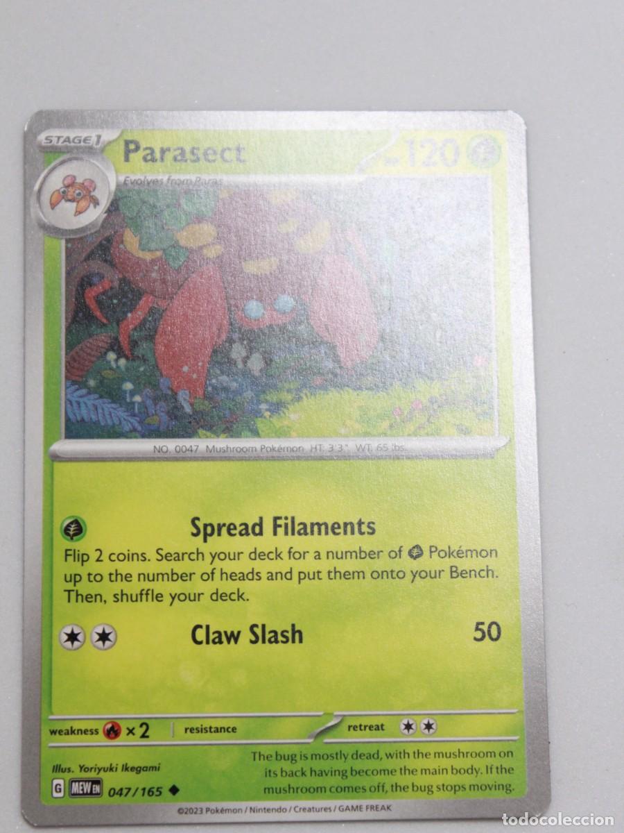 Trading Cards: Parasect Reverse Holo 047/165 Pok&eacute;mon TCG Pok&eacute;mon 151 Carta Pok&eacute;mon