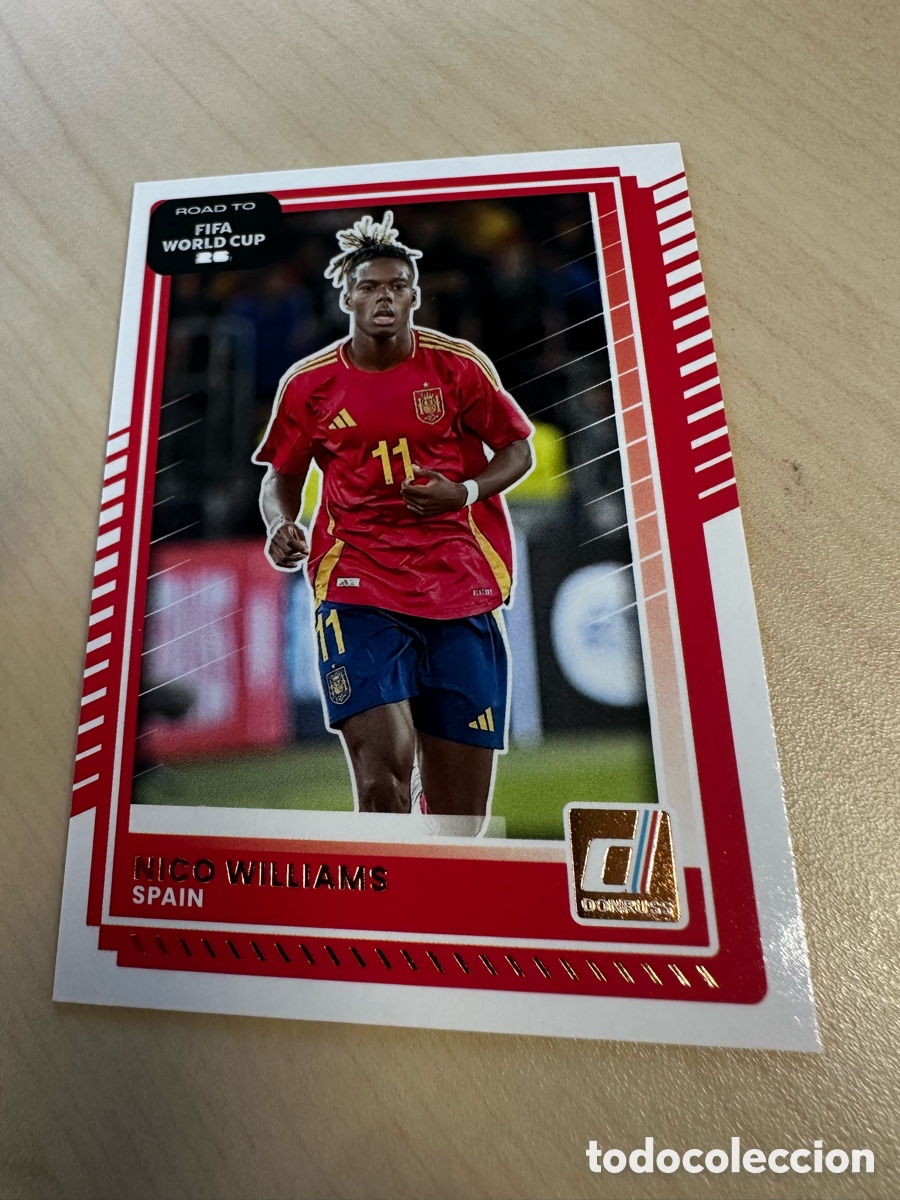 Figurine Collezionabili: NICO WILLIAMS ESPA&Ntilde;A 12 DONRUSS ROAD TO FIFA WORLD CUP 26 USA CAN MEX 2026 MUNDIAL PANINI