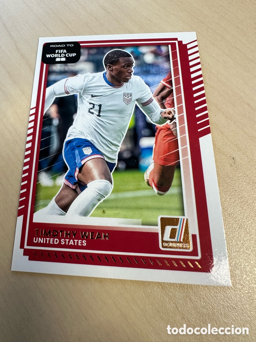 Sammelkarten: TIMOTHY WEAH USA 21 DONRUSS ROAD TO FIFA WORLD CUP 26 USA CAN MEX 2026 MUNDIAL PANINI