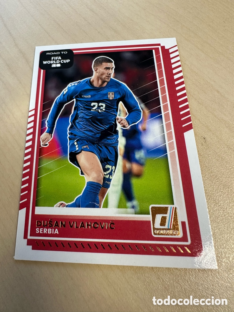 Sammelkarten: DUSAN VLAHOVIC SERBIA 54 DONRUSS ROAD TO FIFA WORLD CUP USA CAN MEX 26 MUNDIAL 2026 PANINI