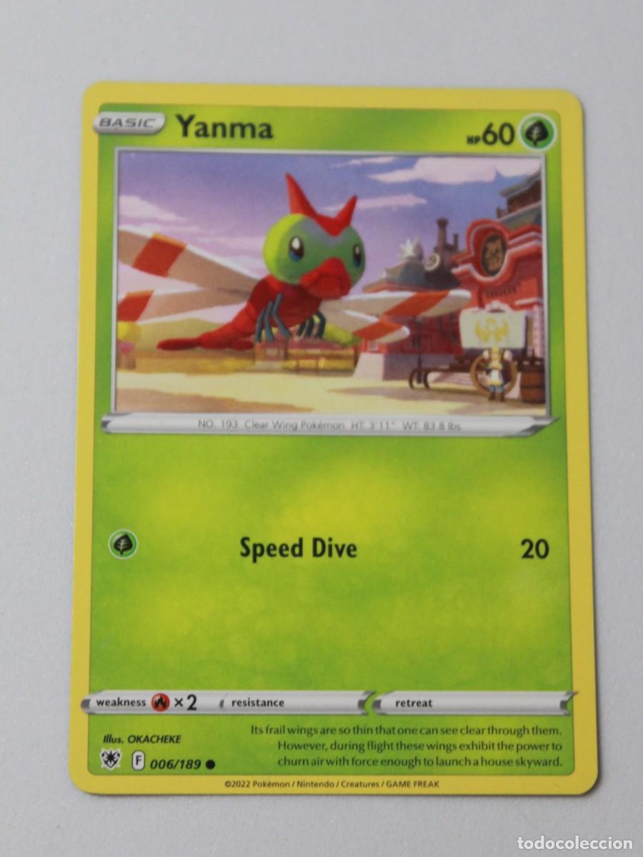 Trading Cards: Yanma 006/189 Pok&eacute;mon TCG Astral Radiance Carta Pok&eacute;mon