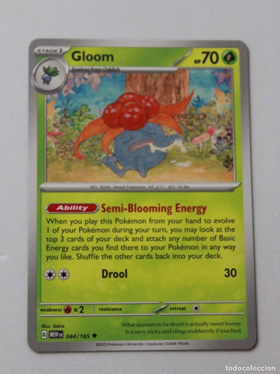 Trading Cards: Gloom Reverse Holo 044/165 Pok&eacute;mon TCG Pok&eacute;mon 151 Carta Pok&eacute;mon