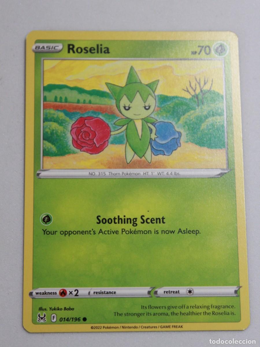 Trading Cards: Roselia 014/196 Pok&eacute;mon TCG Lost Origin Carta Pok&eacute;mon