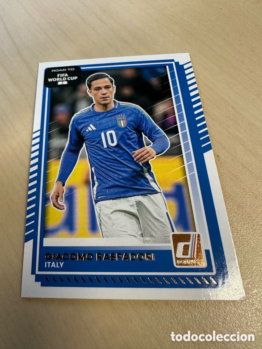 Figurine Collezionabili: GIACOMO RASPADORI ITALIA 118 DONRUSS ROAD TO FIFA WORLD CUP USA CAN MEX 26 MUNDIAL 2026 PANINI