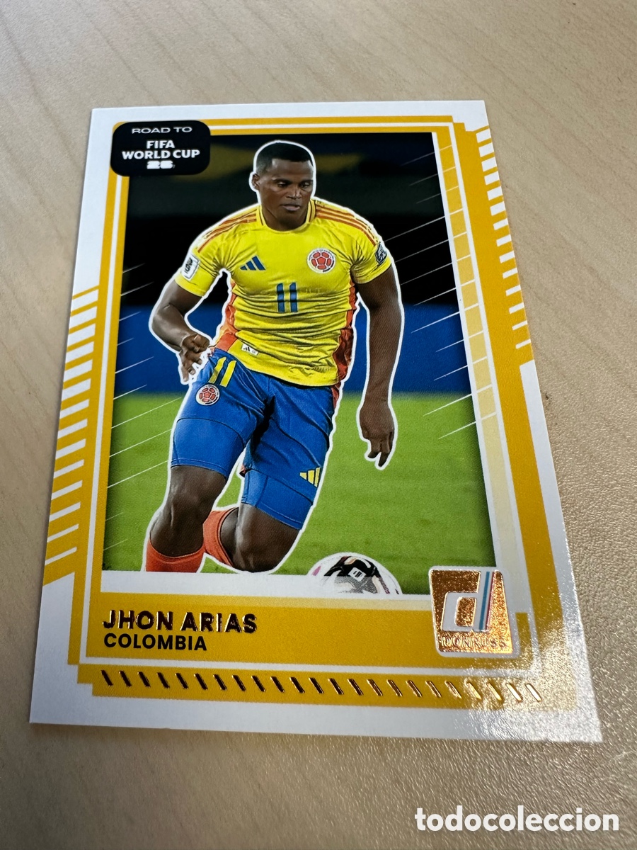 Figurine Collezionabili: JHON ARIAS COLOMBIA 124 DONRUSS ROAD TO FIFA WORLD CUP USA CAN MEX 26 MUNDIAL 2026 PANINI