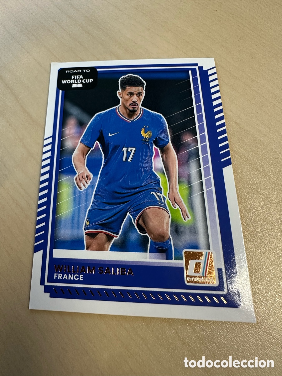 Sammelkarten: WILLIAM SALIBA FRANCIA 142 DONRUSS ROAD TO FIFA WORLD CUP USA CAN MEX 26 MUNDIAL 2026 PANINI