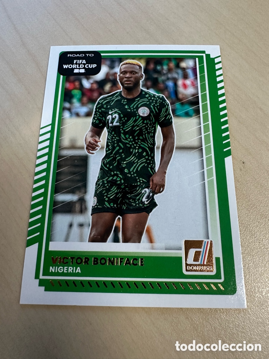 Trading Cards: VICTOR BONIFACE NIGERIA 192 DONRUSS ROAD TO FIFA WORLD CUP USA CAN MEX 26 MUNDIAL 2026 PANINI