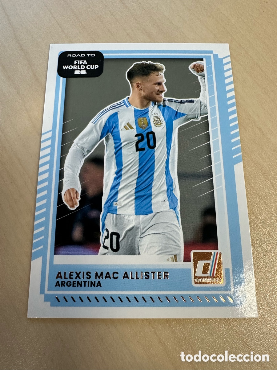 Trading Cards: ALEXIS MAC ALLISTER ARGENTINA 156 DONRUSS ROAD TO FIFA WORLD CUP USA CAN MEX 26 MUNDIAL 2026 PANINI