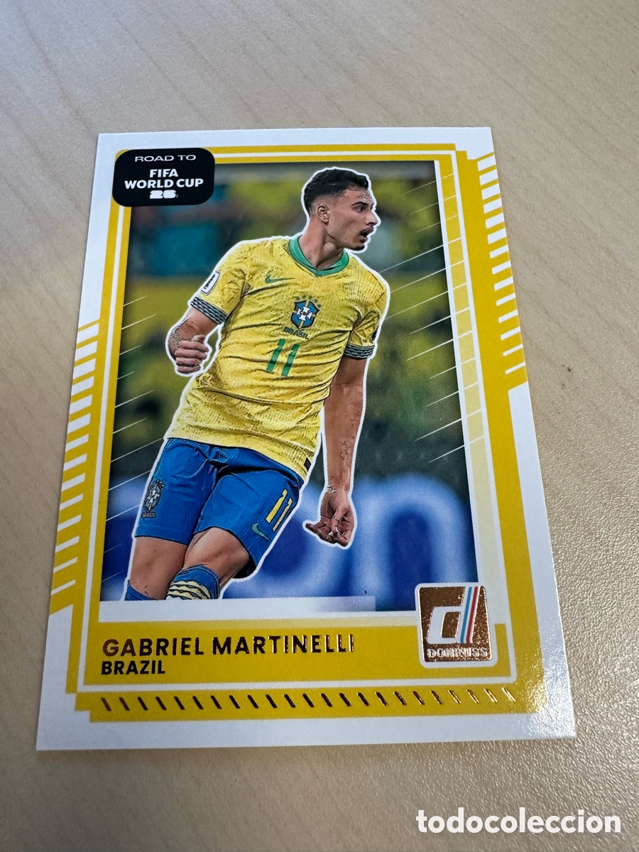 Trading Cards: GABRIEL MARTINELLI BRASIL 184 DONRUSS ROAD TO FIFA WORLD CUP USA CAN MEX 26 MUNDIAL 2026 PANINI