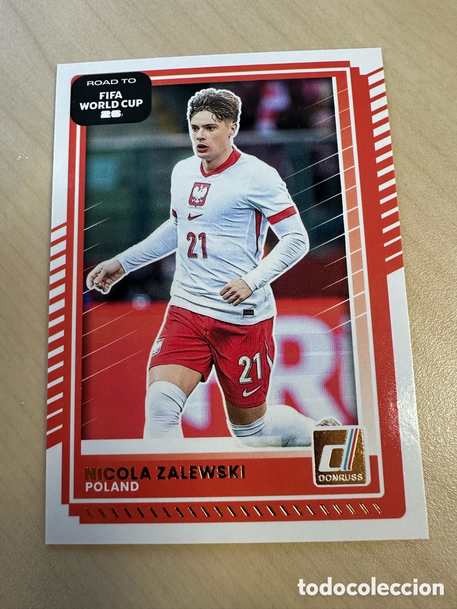 Trading Cards: NICOLA ZALEWSKI POLONIA 200 DONRUSS ROAD TO FIFA WORLD CUP USA CAN MEX 26 MUNDIAL 2026 PANINI