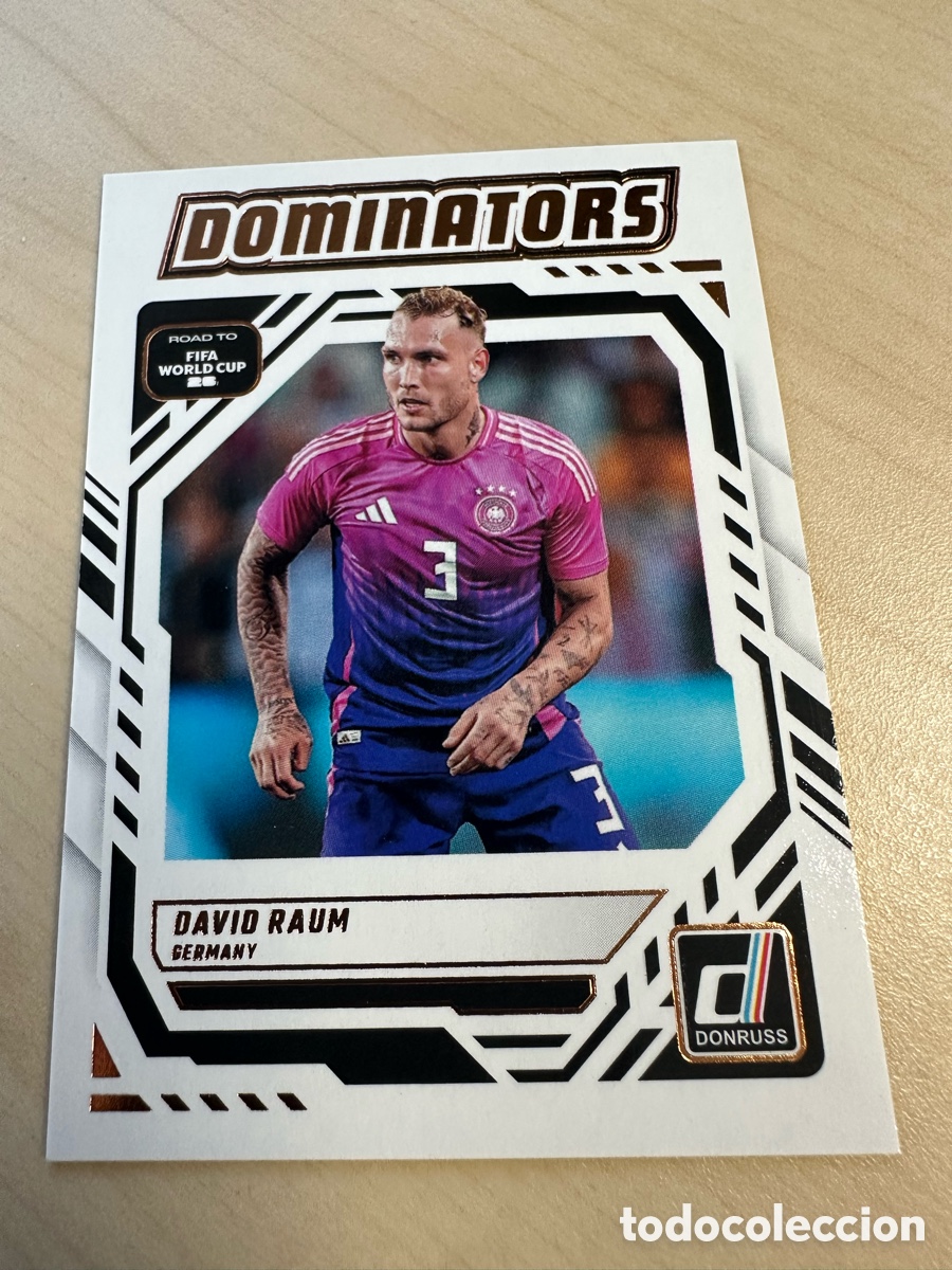 Trading Cards: DAVID RAUM ALEMANIA DOMINATORS 11 DONRUSS ROAD TO FIFA WORLD CUP USA CAN MEX 26 MUNDIAL 2026 PANINI