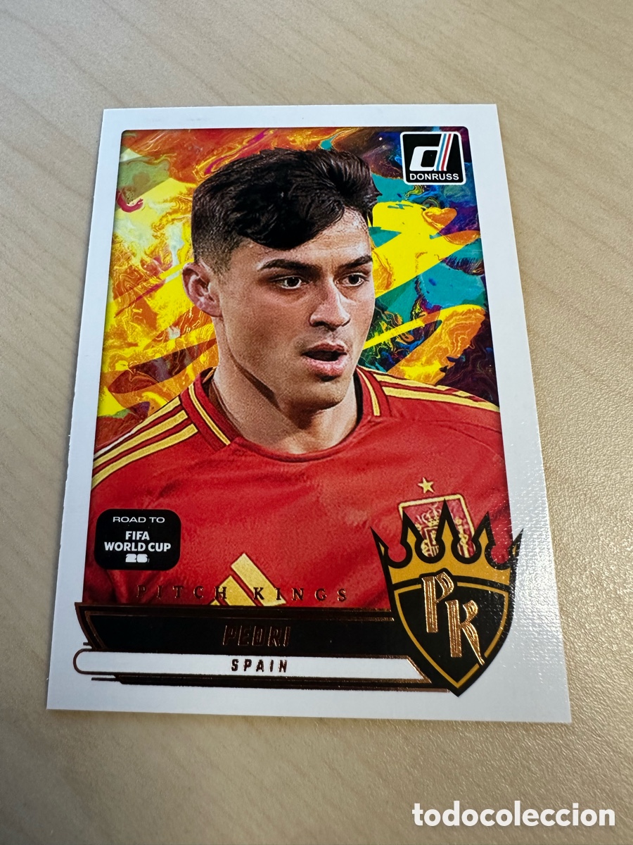 Trading Cards: PEDRI ESPA&Ntilde;A PITCH KINGS 12 DONRUSS ROAD TO FIFA WORLD CUP USA CAN MEX 26 MUNDIAL 2026 PANINI