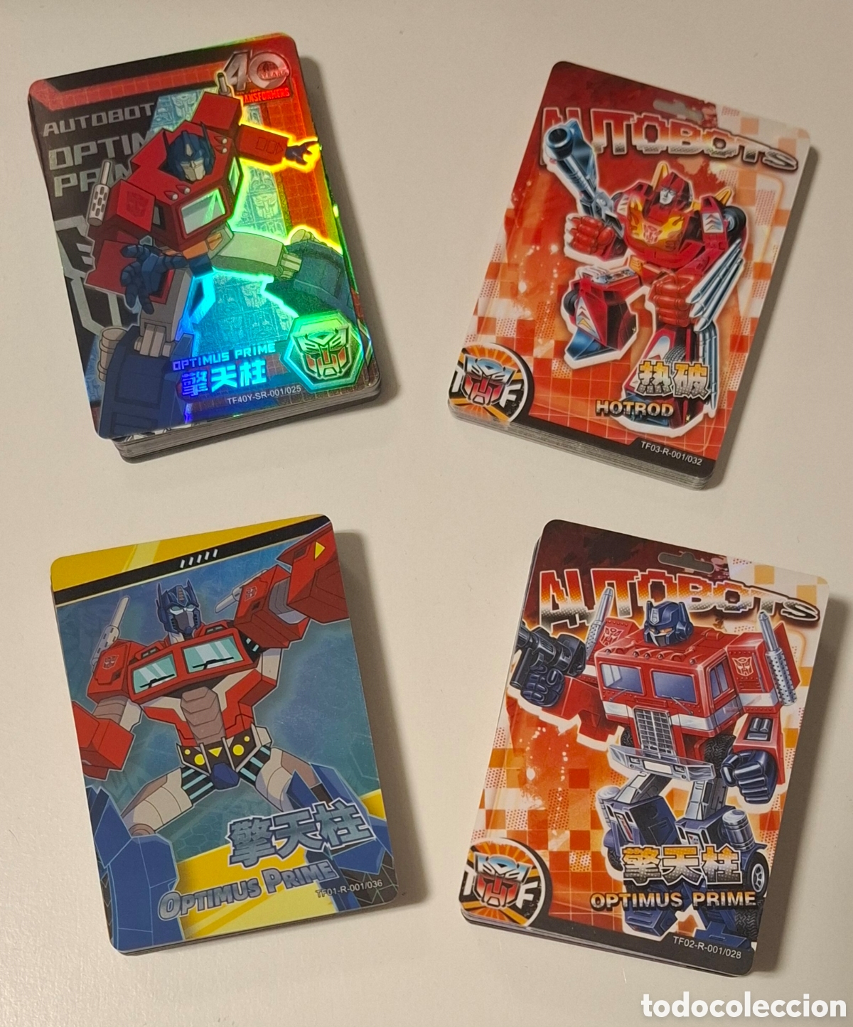 Trading Cards: Transformers G1 lote 126 cards Kayou