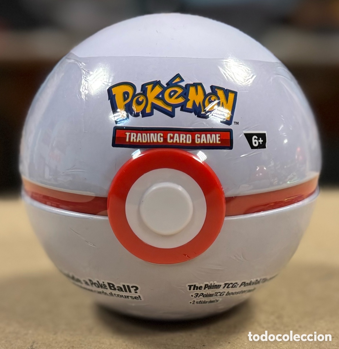 Cartes &agrave; &Eacute;changer: LATA POK&Eacute;MON TCG POK&Eacute; BALL TIN. SELLADA. CONTIENE 3 SOBRES SELLADOS Y 2 STICKERS.