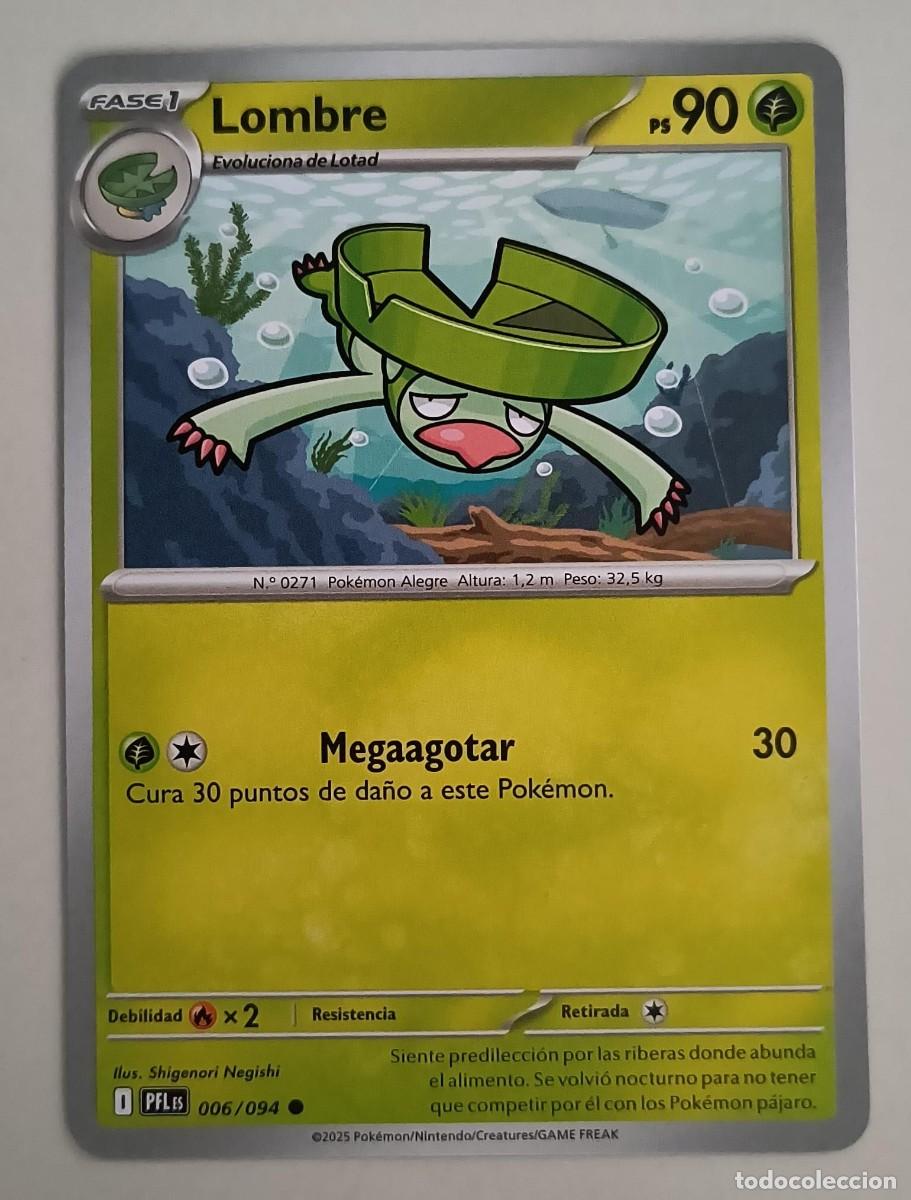 Trading Cards: CARTA POKEMON LOMBRE 6/94 - ESPA&Ntilde;OL - COLECCION FUEGOS FANTASMALES - TRADING CARDS
