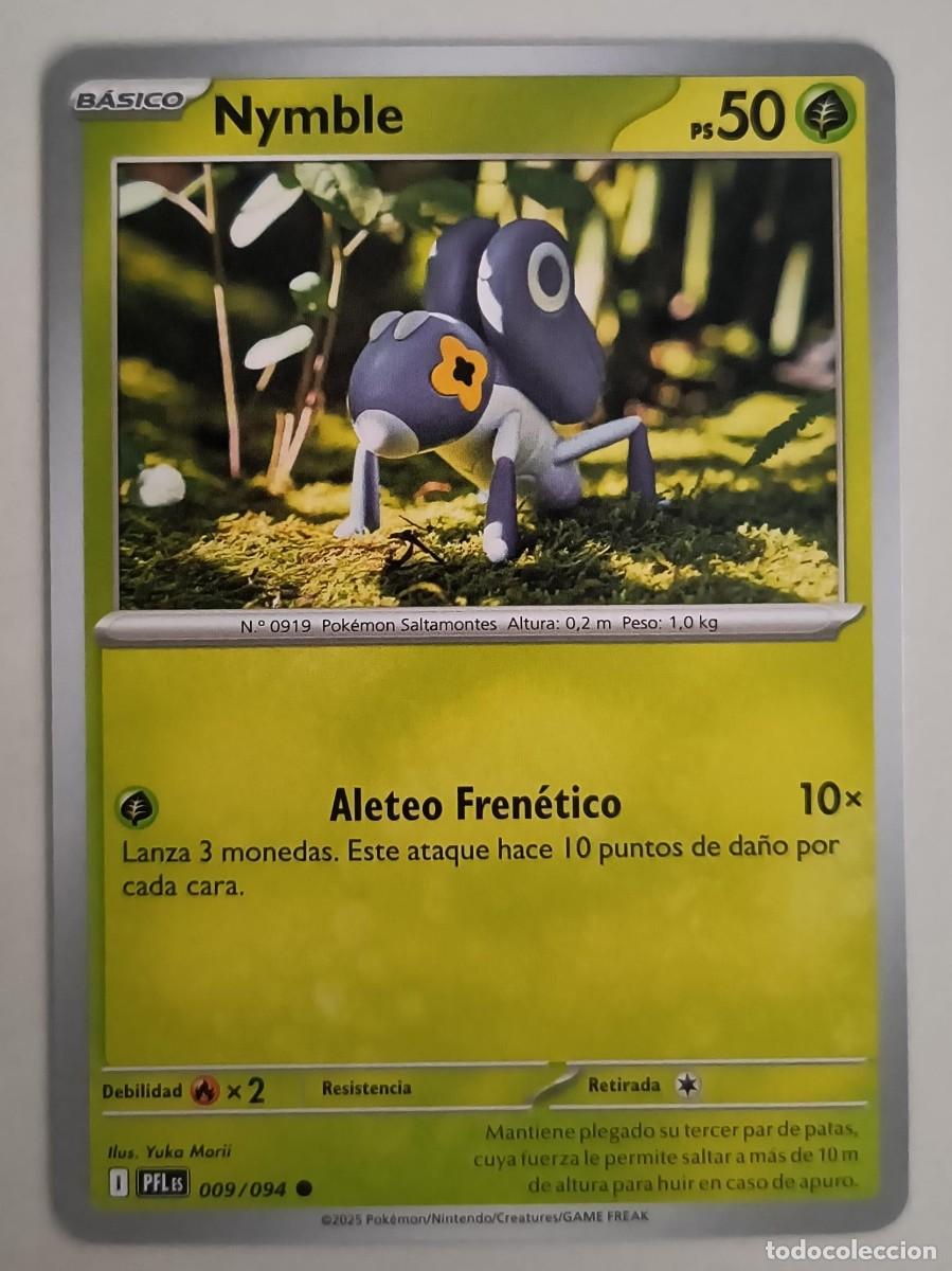 Trading Cards: CARTA POKEMON NYMBLE 9/94 - ESPA&Ntilde;OL - COLECCION FUEGOS FANTASMALES - TRADING CARDS