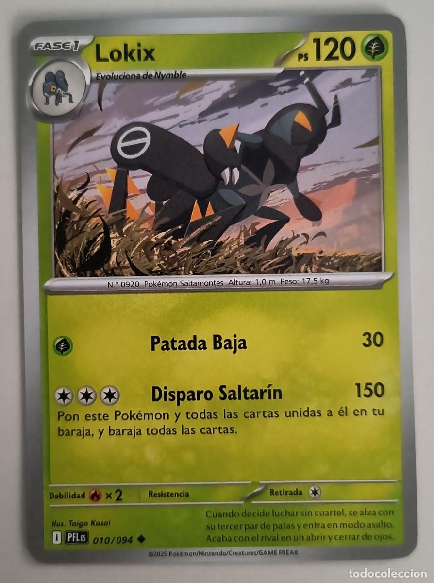 Trading Cards: CARTA POKEMON LOKIX 10/94 - ESPA&Ntilde;OL - COLECCION FUEGOS FANTASMALES - TRADING CARDS