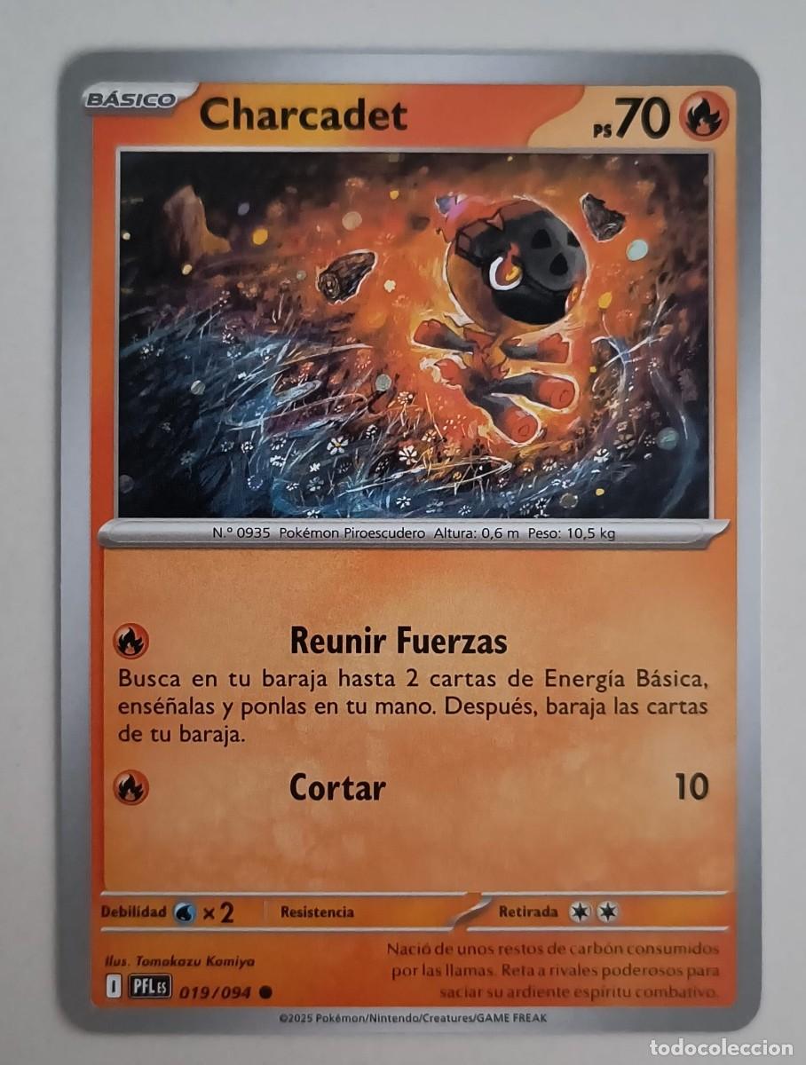 Trading Cards: CARTA POKEMON CHARCADET 19/94 - ESPA&Ntilde;OL - COLECCION FUEGOS FANTASMALES - TRADING CARDS
