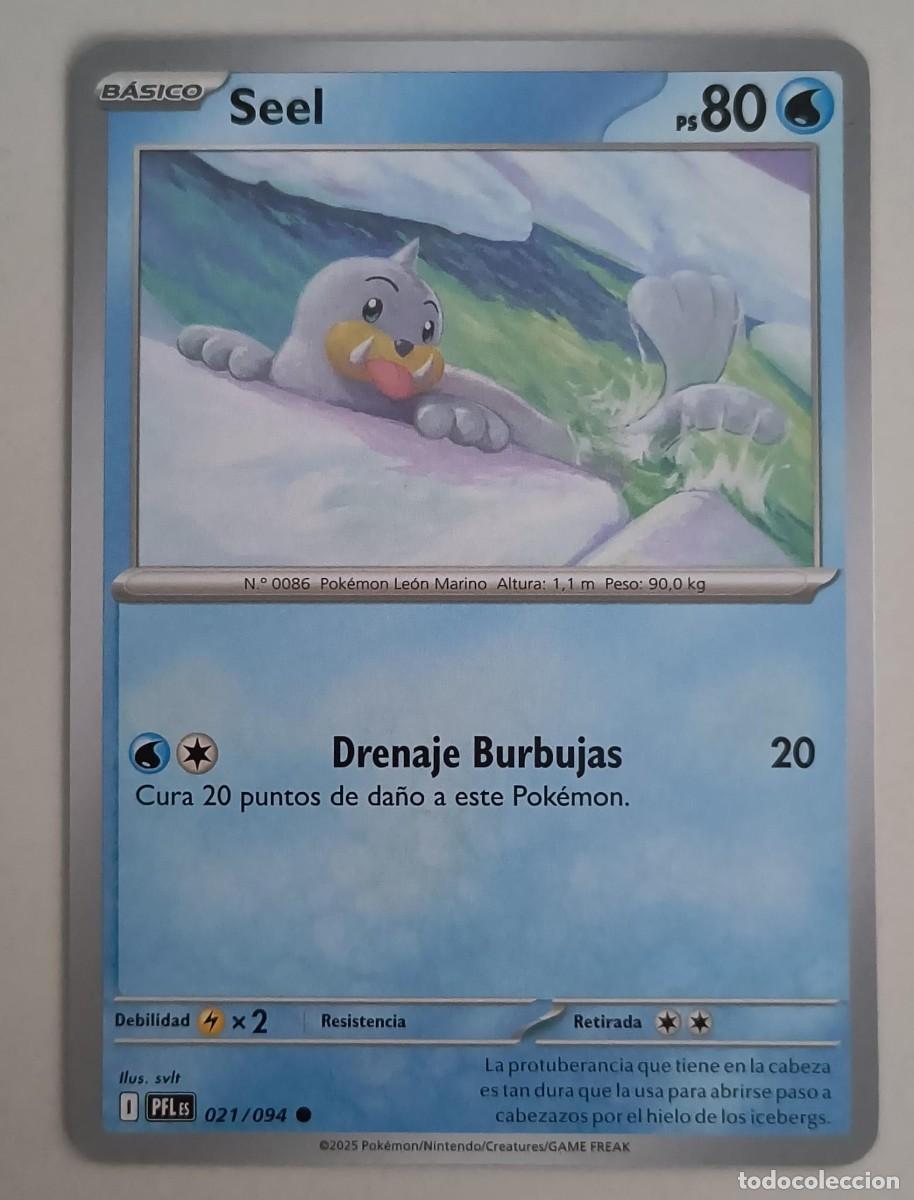 Trading Cards: CARTA POKEMON SEEL 21/94 - ESPA&Ntilde;OL - COLECCION FUEGOS FANTASMALES - TRADING CARDS