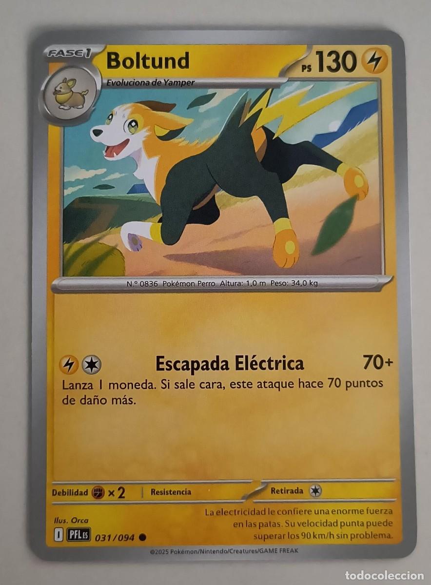Trading Cards: CARTA POKEMON BOLTUND 31/94 - ESPA&Ntilde;OL - COLECCION FUEGOS FANTASMALES - TRADING CARDS
