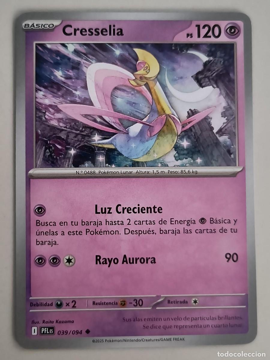 Trading Cards: CARTA POKEMON CRESSELIA 39/94 - ESPA&Ntilde;OL - COLECCION FUEGOS FANTASMALES - TRADING CARDS