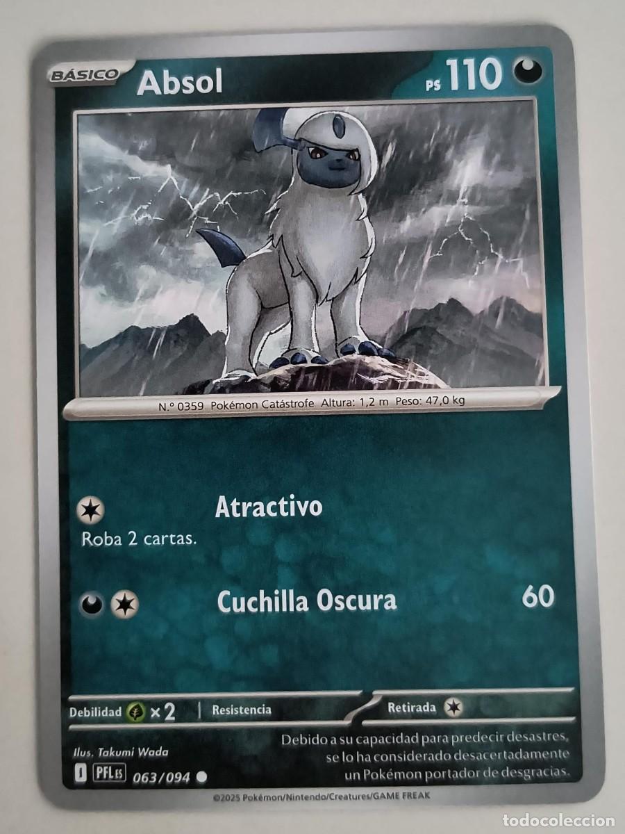 Trading Cards: CARTA POKEMON ABSOL 63/94 - ESPA&Ntilde;OL - COLECCION FUEGOS FANTASMALES - TRADING CARDS