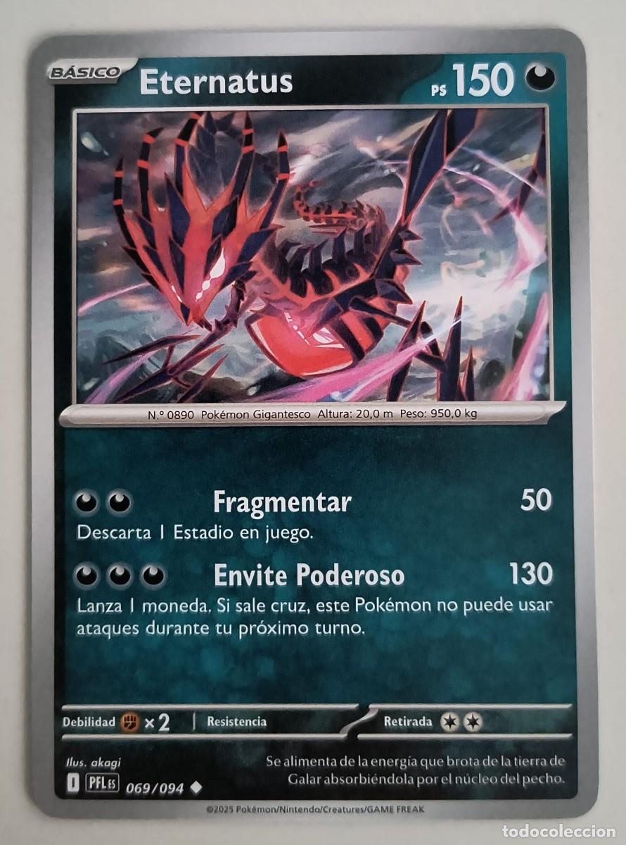 Trading Cards: CARTA POKEMON ETERNATUS 69/94 - ESPA&Ntilde;OL - COLECCION FUEGOS FANTASMALES - TRADING CARDS