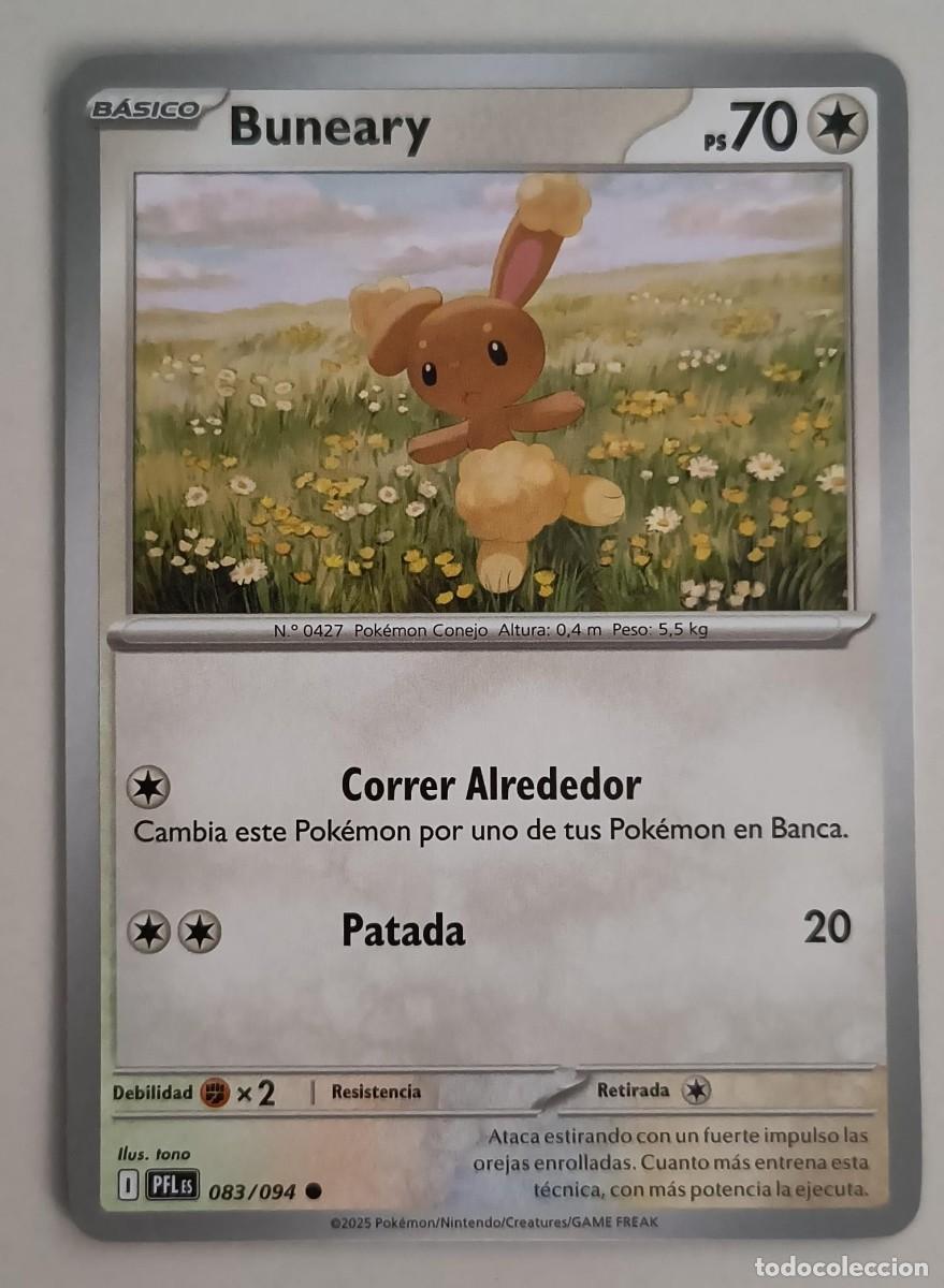 Trading Cards: CARTA POKEMON BUNEARY 83/94 - ESPA&Ntilde;OL - COLECCION FUEGOS FANTASMALES - TRADING CARDS