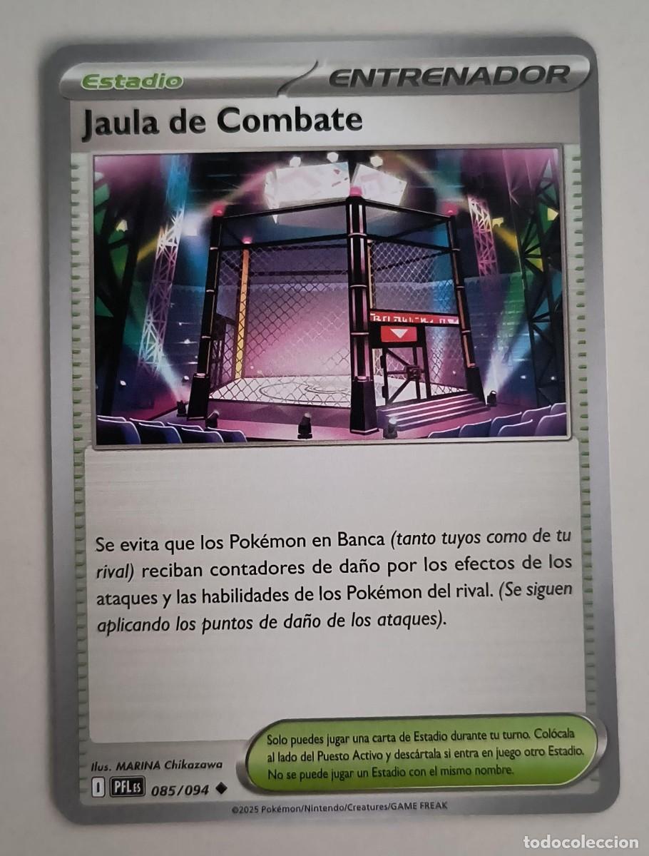 Trading Cards: CARTA POKEMON JAULA DE COMBATE 85/94 - ESPA&Ntilde;OL - COLECCION FUEGOS FANTASMALES - TRADING CARDS