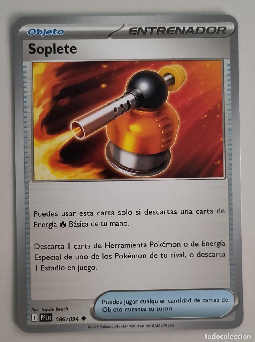 Trading Cards: CARTA POKEMON SOPLETE 86/94 - ESPA&Ntilde;OL - COLECCION FUEGOS FANTASMALES - TRADING CARDS