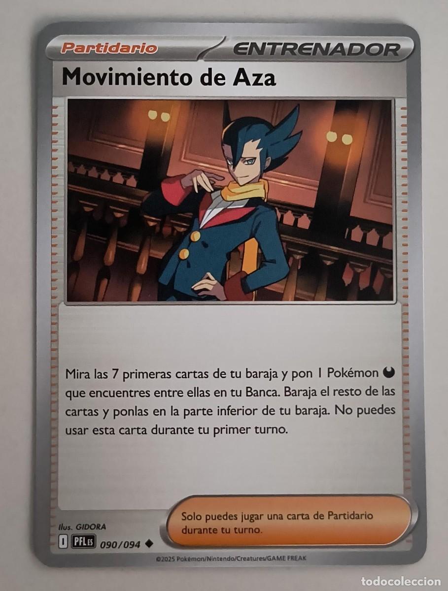 Trading Cards: CARTA POKEMON MOVIMIENTO DE AZA 90/94 - ESPA&Ntilde;OL - COLECCION FUEGOS FANTASMALES - TRADING CARDS